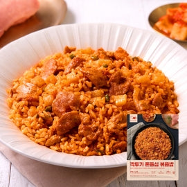 高蛋白韓式泡菜豬肉炒飯