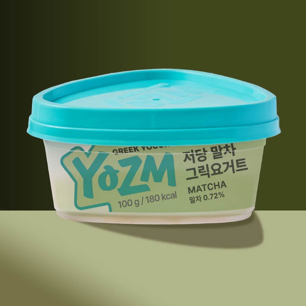 【韓國空運直送・限量預購】(12g 蛋白質) YOZM 極濃厚希臘乳酪系列 (濟州抹茶味) - RankingDak hong kong