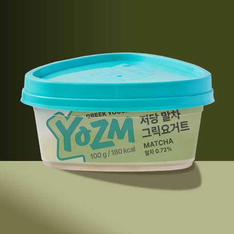 【韓國空運直送・限量預購】(12g 蛋白質) YOZM 極濃厚希臘乳酪系列 (濟州抹茶味) - RankingDak hong kong