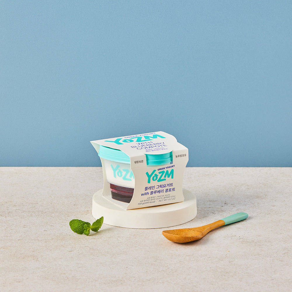【韓國空運直送・限量預購】(12g 蛋白質) YOZM 極濃厚希臘乳酪系列 (經典藍莓味) - RankingDak hong kong