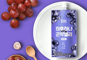 [3包裝] 1am 無糖低卡健康即食蒟蒻啫喱 - 巨峰提子味 - RankingDak hong kong