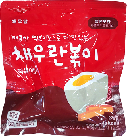 chaewoodak 常溫即食雞蛋 (辣炒年糕味) (2件/PACK) - RankingDak hong kong