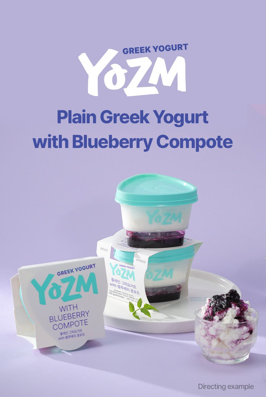 【韓國空運直送・限量預購】(12g 蛋白質) YOZM 極濃厚希臘乳酪系列 (經典藍莓味) - RankingDak hong kong